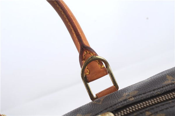 Authentic Louis Vuitton Monogram Deauville Hand Bag M47270 LV 9255C
