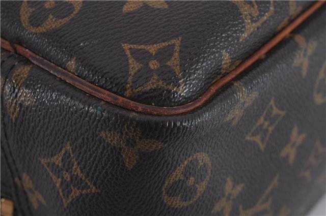 Authentic Louis Vuitton Monogram Deauville Hand Bag M47270 LV 9255C