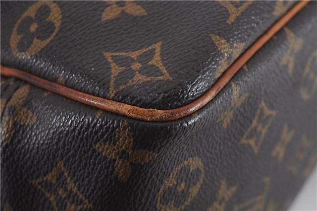 Authentic Louis Vuitton Monogram Deauville Hand Bag M47270 LV 9255C
