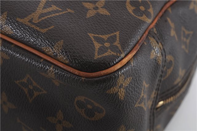 Authentic Louis Vuitton Monogram Deauville Hand Bag M47270 LV 9255C