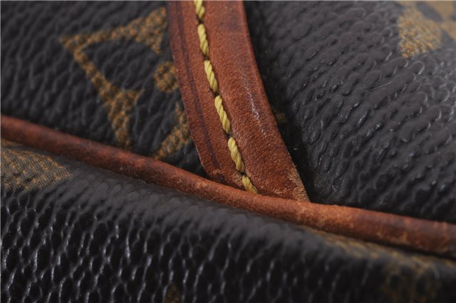 Authentic Louis Vuitton Monogram Deauville Hand Bag M47270 LV 9255C