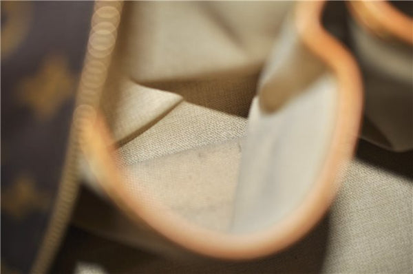 Authentic Louis Vuitton Monogram Deauville Hand Bag M47270 LV 9255C