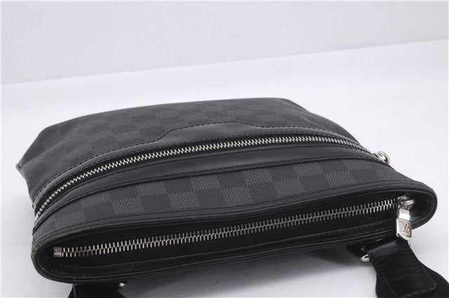 Auth Louis Vuitton Damier Graphite Tomas Shoulder Cross Body Bag N58028 LV 9255D