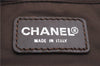 Authentic CHANEL New Travel Line Shoulder Tote Bag Nylon Leather Brown 9255E