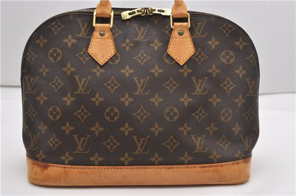 Authentic Louis Vuitton Monogram Alma Hand Bag Purse M51130 LV 9257F