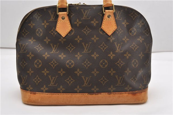 Authentic Louis Vuitton Monogram Alma Hand Bag Purse M51130 LV 9257F