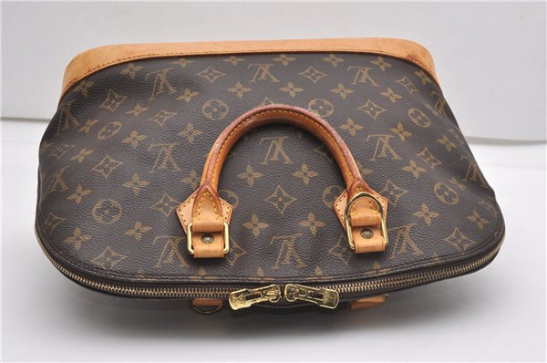 Authentic Louis Vuitton Monogram Alma Hand Bag Purse M51130 LV 9257F