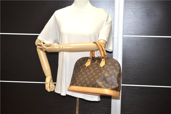 Authentic Louis Vuitton Monogram Alma Hand Bag Purse M51130 LV 9257F
