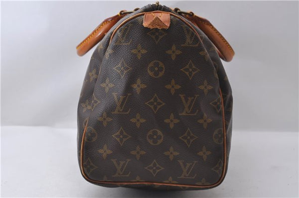 Authentic Louis Vuitton Monogram Speedy 30 Hand Bag Purse M41526 LV 9259C