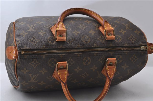 Authentic Louis Vuitton Monogram Speedy 30 Hand Bag Purse M41526 LV 9259C