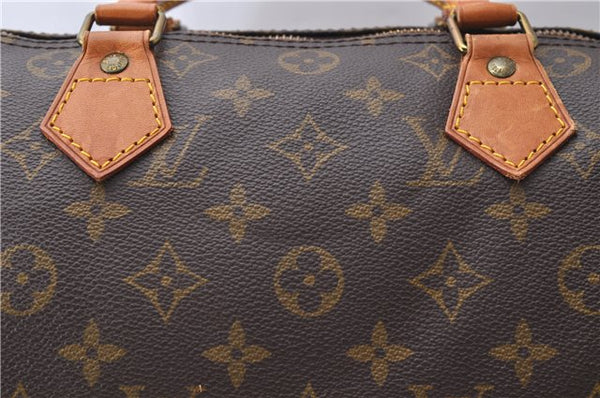 Authentic Louis Vuitton Monogram Speedy 30 Hand Bag Purse M41526 LV 9259C