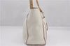 Authentic PRADA Vintage Leather Nappa Chain Shoulder Tote Bag Ivory 9260F