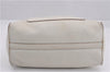 Authentic PRADA Vintage Leather Nappa Chain Shoulder Tote Bag Ivory 9260F