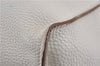 Authentic PRADA Vintage Leather Nappa Chain Shoulder Tote Bag Ivory 9260F