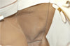 Authentic PRADA Vintage Leather Nappa Chain Shoulder Tote Bag Ivory 9260F