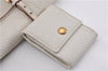 Authentic PRADA Vintage Leather Nappa Chain Shoulder Tote Bag Ivory 9260F