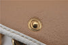 Authentic PRADA Vintage Leather Nappa Chain Shoulder Tote Bag Ivory 9260F