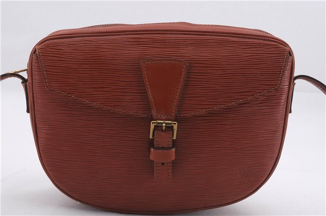 Authentic Louis Vuitton Epi Jeune Fille Shoulder Cross Bag Brown M52153 LV 9261D