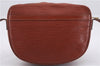 Authentic Louis Vuitton Epi Jeune Fille Shoulder Cross Bag Brown M52153 LV 9261D