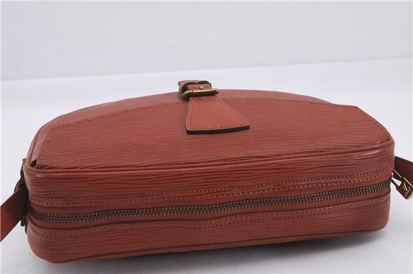 Authentic Louis Vuitton Epi Jeune Fille Shoulder Cross Bag Brown M52153 LV 9261D