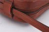 Authentic Louis Vuitton Epi Jeune Fille Shoulder Cross Bag Brown M52153 LV 9261D