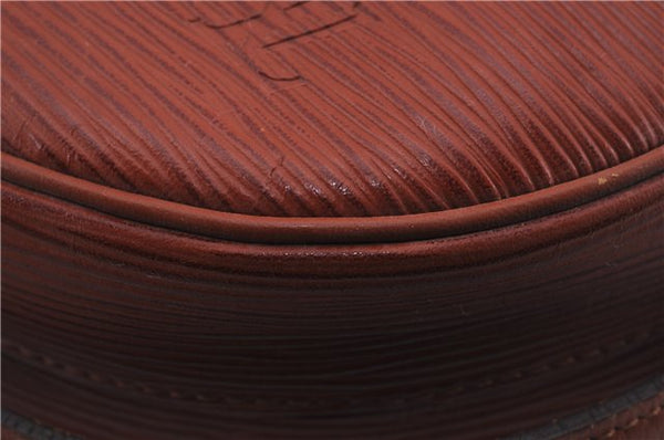 Authentic Louis Vuitton Epi Jeune Fille Shoulder Cross Bag Brown M52153 LV 9261D