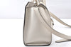 Authentic GUCCI Jackie 2Way Shoulder Hand Tote Bag Leather 365460 Ivory 9261F