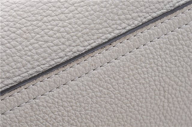 Authentic GUCCI Jackie 2Way Shoulder Hand Tote Bag Leather 365460 Ivory 9261F