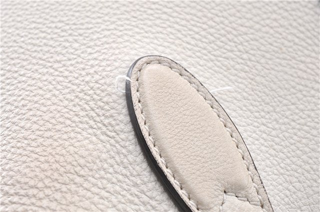 Authentic GUCCI Jackie 2Way Shoulder Hand Tote Bag Leather 365460 Ivory 9261F