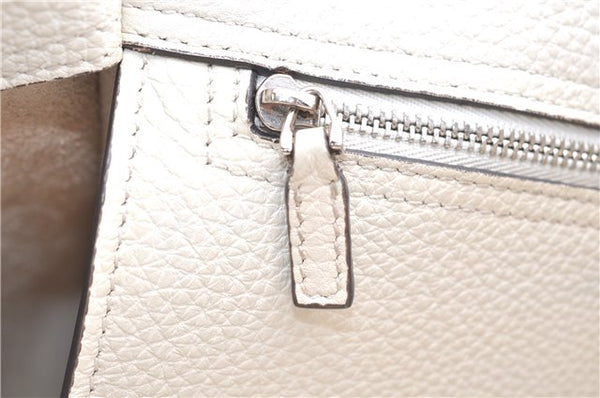 Authentic GUCCI Jackie 2Way Shoulder Hand Tote Bag Leather 365460 Ivory 9261F