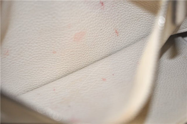 Authentic GUCCI Jackie 2Way Shoulder Hand Tote Bag Leather 365460 Ivory 9261F