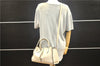 Authentic GUCCI Jackie 2Way Shoulder Hand Tote Bag Leather 365460 Ivory 9261F