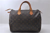 Authentic Louis Vuitton Monogram Speedy 30 Hand Bag M41526 LV 9266C