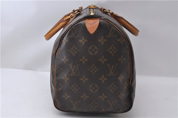 Authentic Louis Vuitton Monogram Speedy 30 Hand Bag M41526 LV 9266C