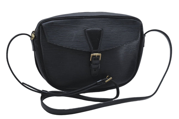 Auth Louis Vuitton Epi Jeune Fille Shoulder Cross Body Bag Black M52152 LV 9271D