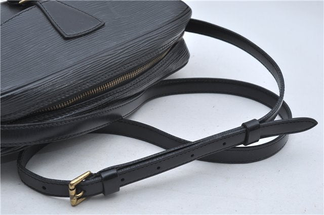 Auth Louis Vuitton Epi Jeune Fille Shoulder Cross Body Bag Black M52152 LV 9271D