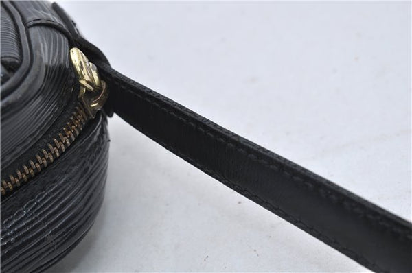 Auth Louis Vuitton Epi Jeune Fille Shoulder Cross Body Bag Black M52152 LV 9271D