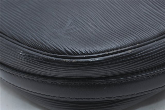 Auth Louis Vuitton Epi Jeune Fille Shoulder Cross Body Bag Black M52152 LV 9271D