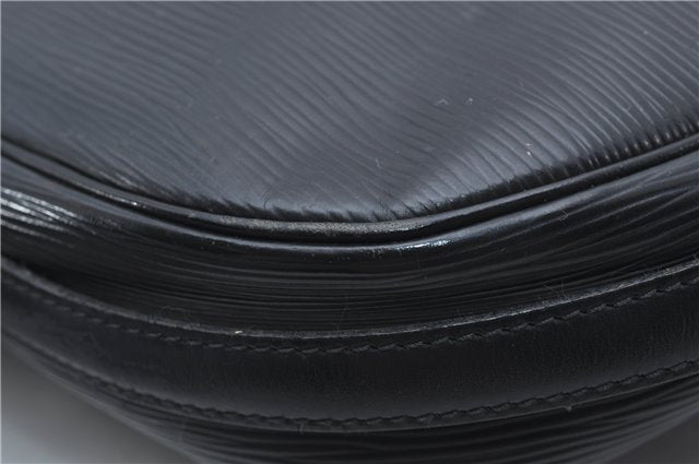 Auth Louis Vuitton Epi Jeune Fille Shoulder Cross Body Bag Black M52152 LV 9271D