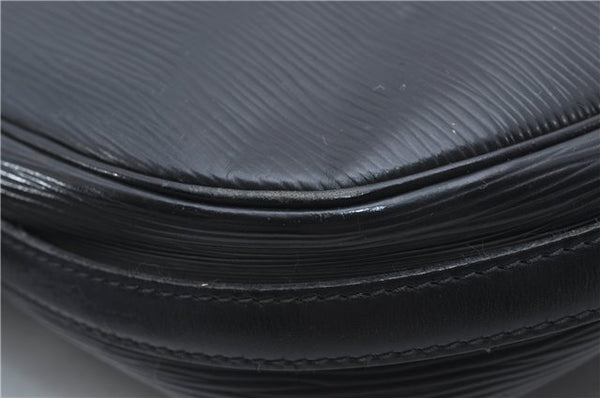 Auth Louis Vuitton Epi Jeune Fille Shoulder Cross Body Bag Black M52152 LV 9271D