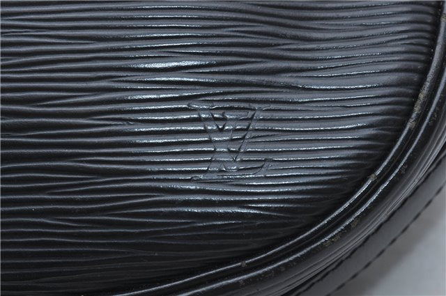 Auth Louis Vuitton Epi Jeune Fille Shoulder Cross Body Bag Black M52152 LV 9271D