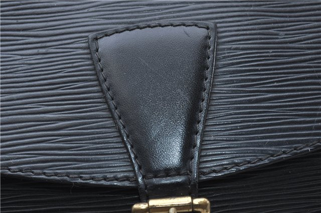 Auth Louis Vuitton Epi Jeune Fille Shoulder Cross Body Bag Black M52152 LV 9271D