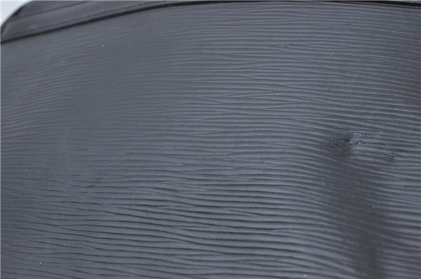 Auth Louis Vuitton Epi Jeune Fille Shoulder Cross Body Bag Black M52152 LV 9271D