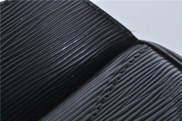 Auth Louis Vuitton Epi Jeune Fille Shoulder Cross Body Bag Black M52152 LV 9271D