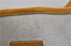 Authentic GUCCI Shoulder Tote Bag GG PVC Leather 197953 White Yellow 9272D