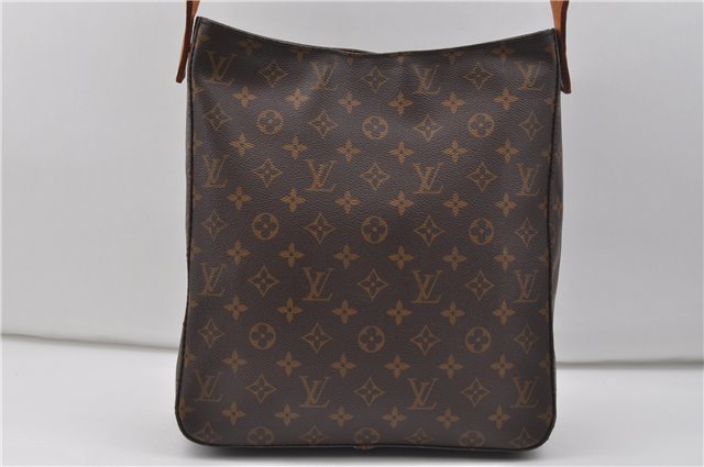 Authentic Louis Vuitton Monogram Looping GM Shoulder Bag M51145 LV 9273D