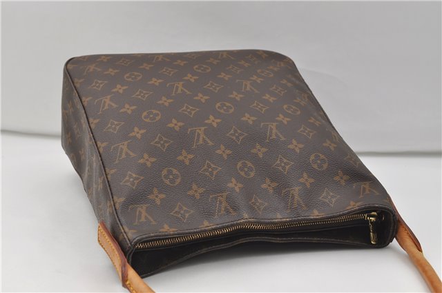 Authentic Louis Vuitton Monogram Looping GM Shoulder Bag M51145 LV 9273D