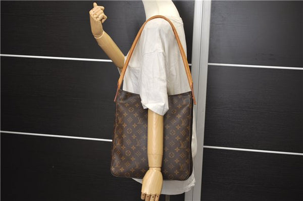 Authentic Louis Vuitton Monogram Looping GM Shoulder Bag M51145 LV 9273D