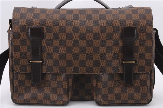 Authentic Louis Vuitton Damier Broadway 2Way Shoulder Hand Bag N42270 LV 9274E