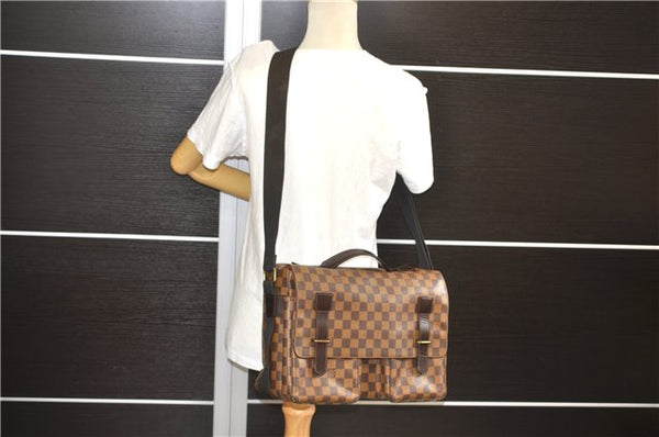 Authentic Louis Vuitton Damier Broadway 2Way Shoulder Hand Bag N42270 LV 9274E